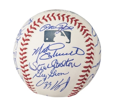 1980 World Champion Philadelphia Phillies Team Signed Baseball (25 Signatures)